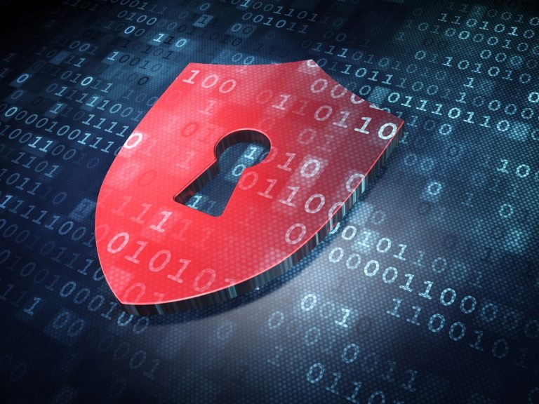 cybersecurity image of digital padlock